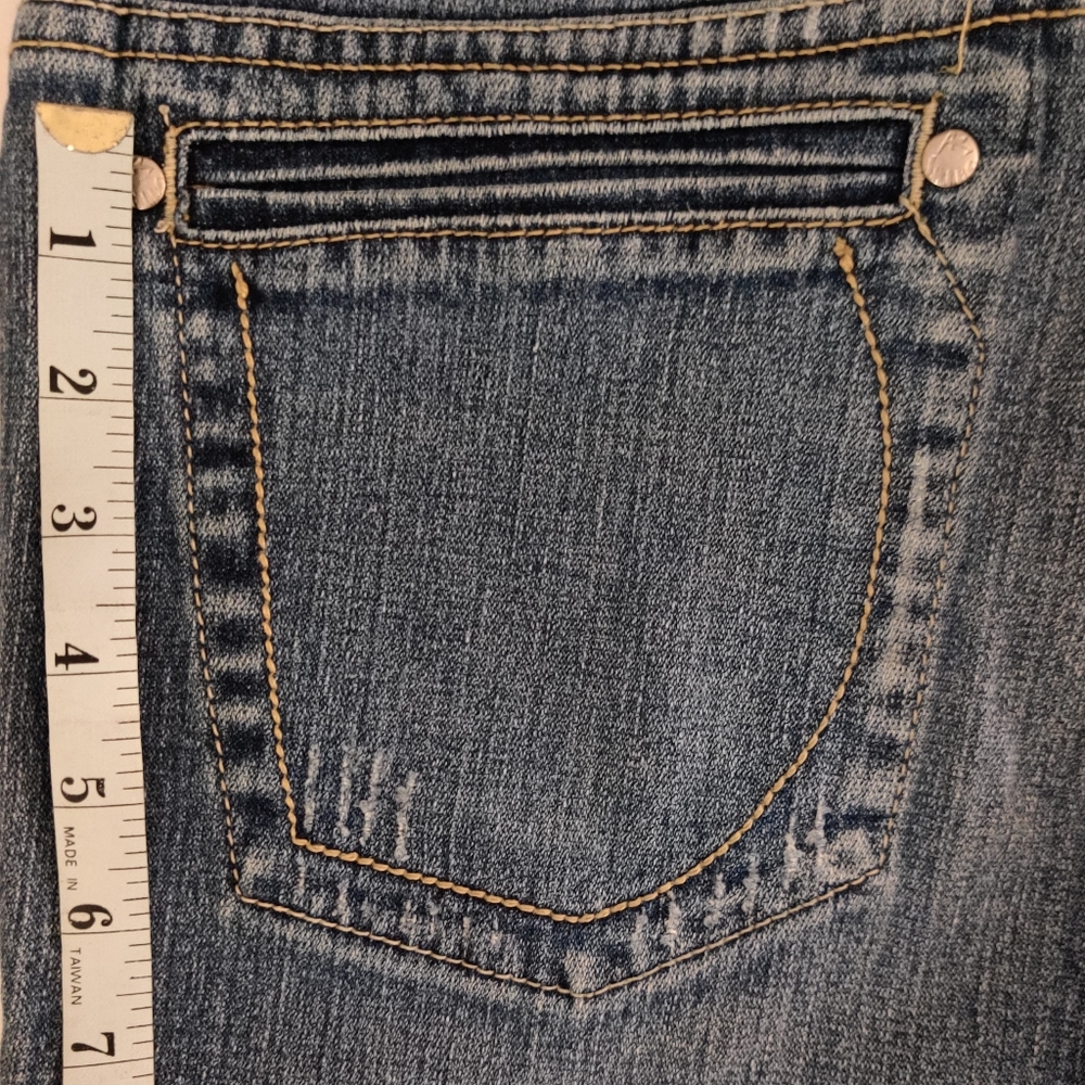 AB Wide Leg Blue Jeans with multiple pockets - Picture 14 of 16
